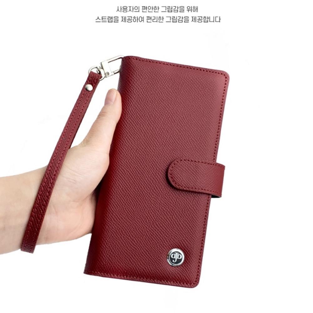비매직 확장포켓 다이어리 지갑 케이스 브라운, 갤럭시S9 - 상세 이미지 2