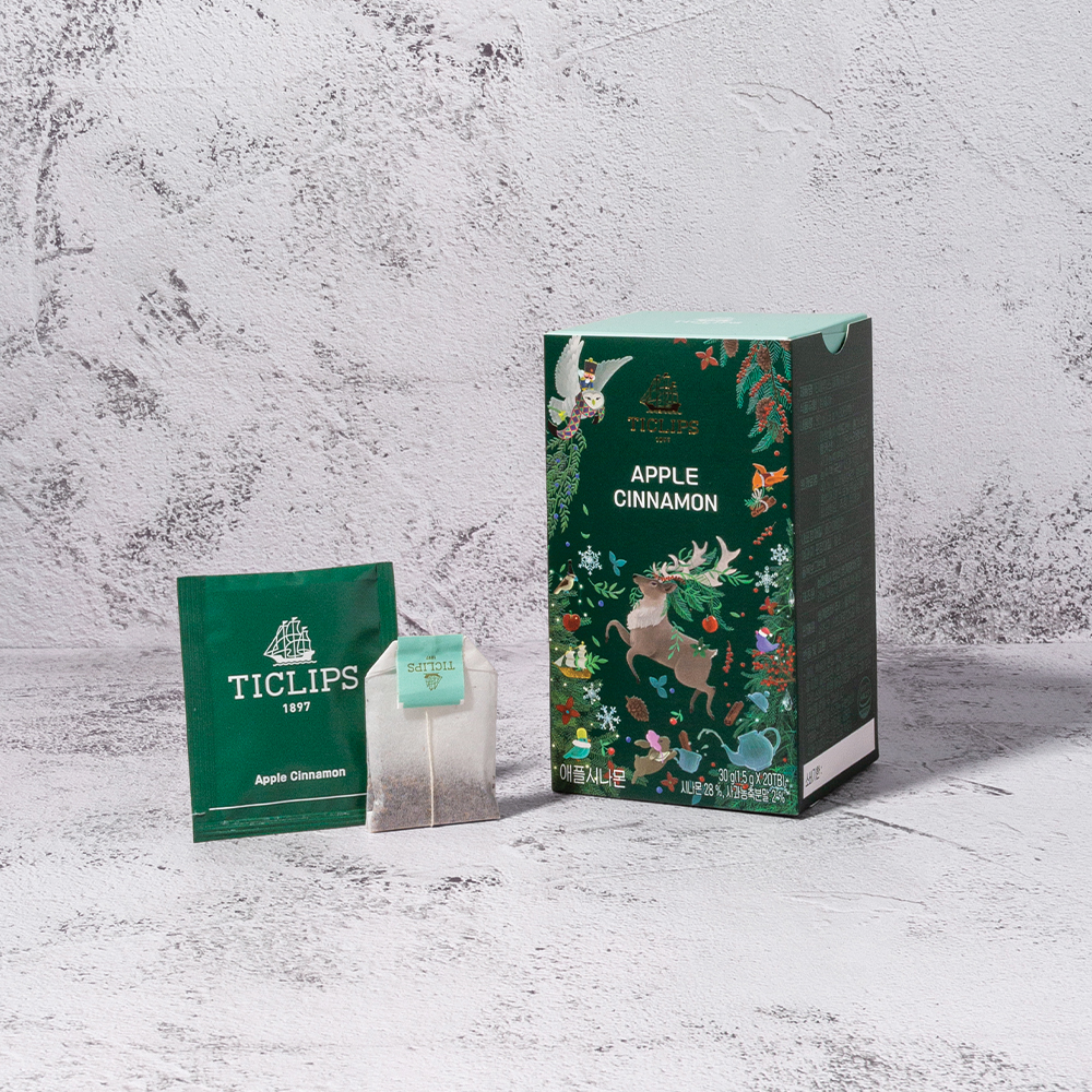 티클립스 프리미엄티 20티백 6종 택1 애플시나몬 얼그레이 루이보스바닐라 피치우롱 - 상세 이미지 5