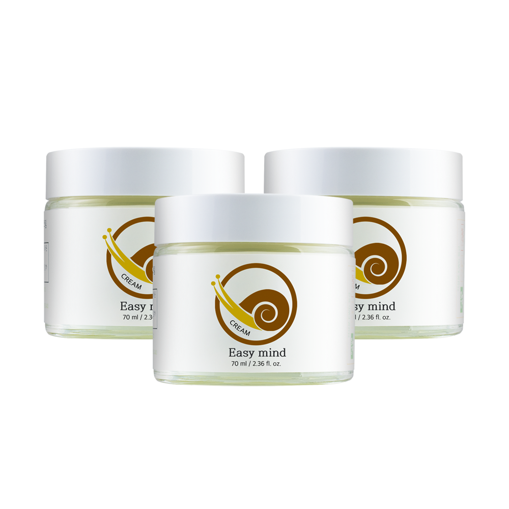 [1+1+1]이지마인드 100시간보습 달팽이크림 70ml / 군대 스네일 영양크림