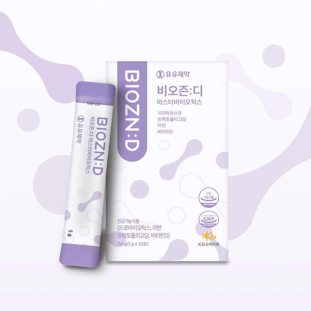 비오즌:디 마스터바이오틱스 아기 유아 유산균 아이 돌 비타민D 아연 초유 2BOX 60포 이미지 4