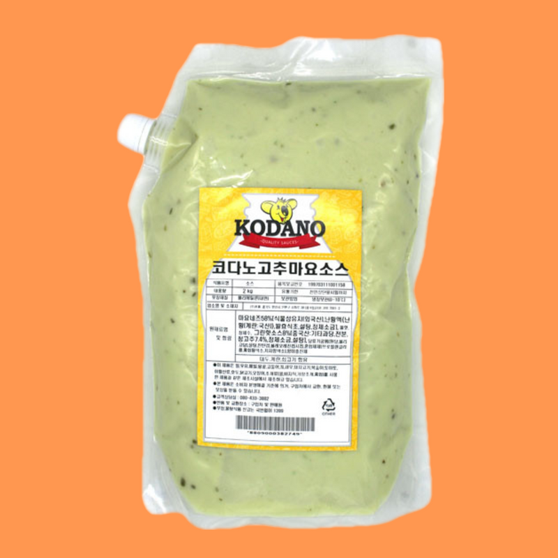 코다노 고추마요소스 2KG 고추맛 - 메인 이미지