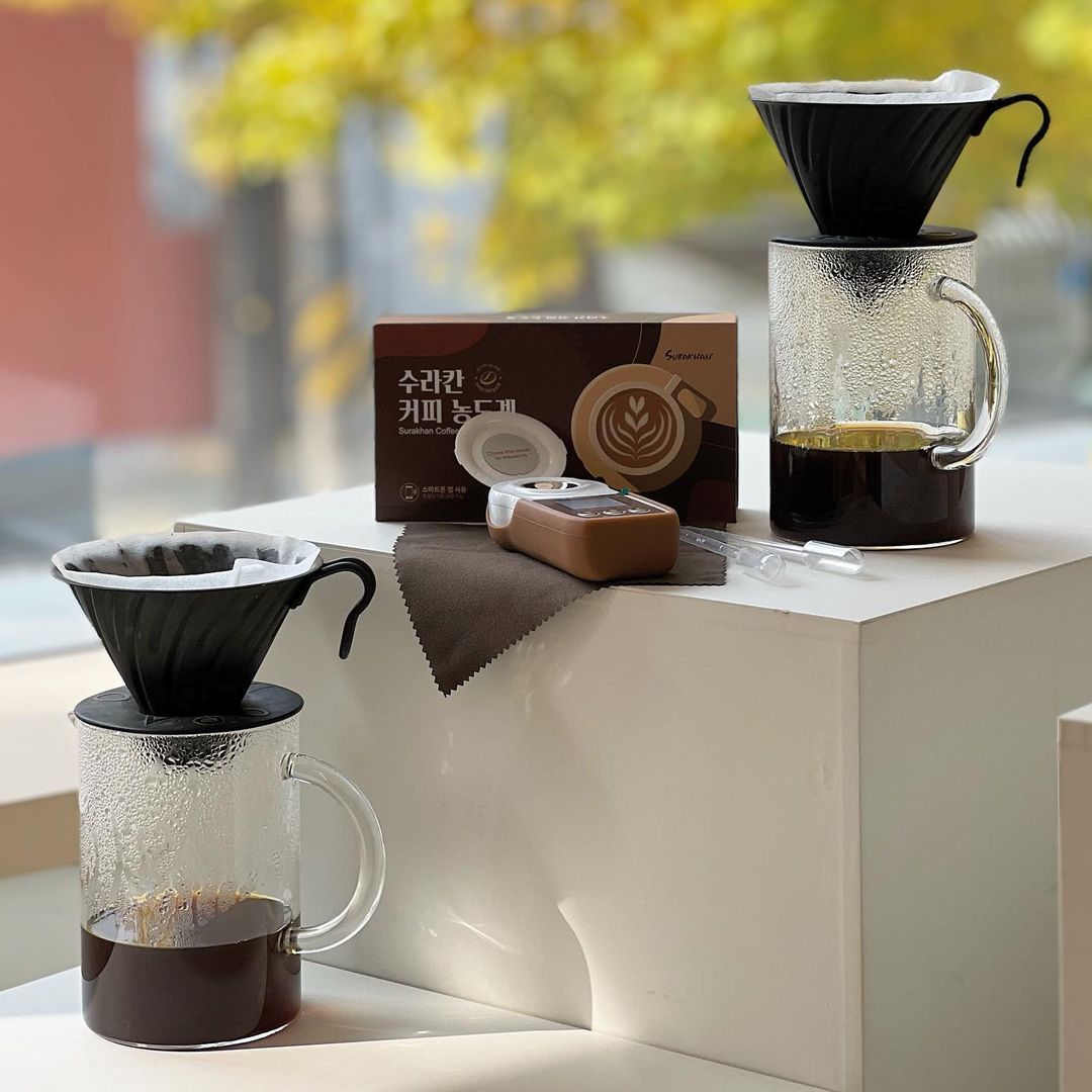 국내산 수라칸 커피농도계 휴대용 커피농도측정기 SRC02 스마트폰 TDS 측정값 저장 이미지 3