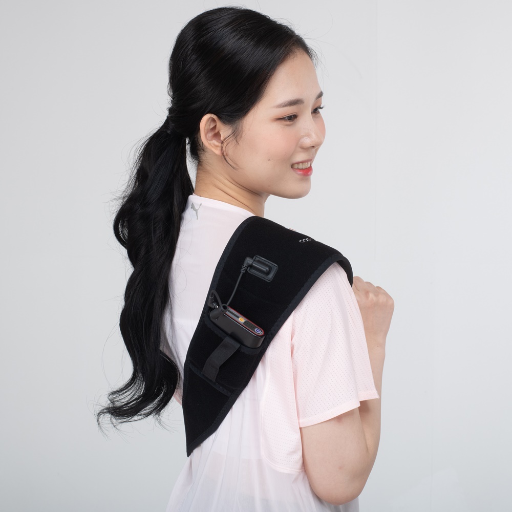 웰스파 온열복대 허리 온열 배 찜질기 발열 근적 원적외선 복대 대용량형