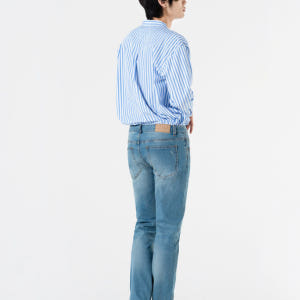 JJMM 5038 1 남자빅 사이즈 워싱 일자 스판 청바지 남자하의 남성... 착용 후기 | 사이즈/핏 총정리 - 상품 이미지 4