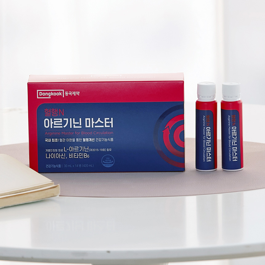 혈행건강 동국제약 혈행N 아르기닌마스터 고함량6000mg 식약처 혈행개선 14개입, 1개 이미지 4