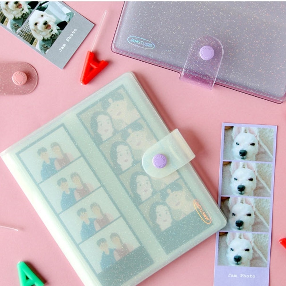 포켓식 네컷 앨범 보관 바인더 커플 포토북 사진첩 4컷 이미지 2