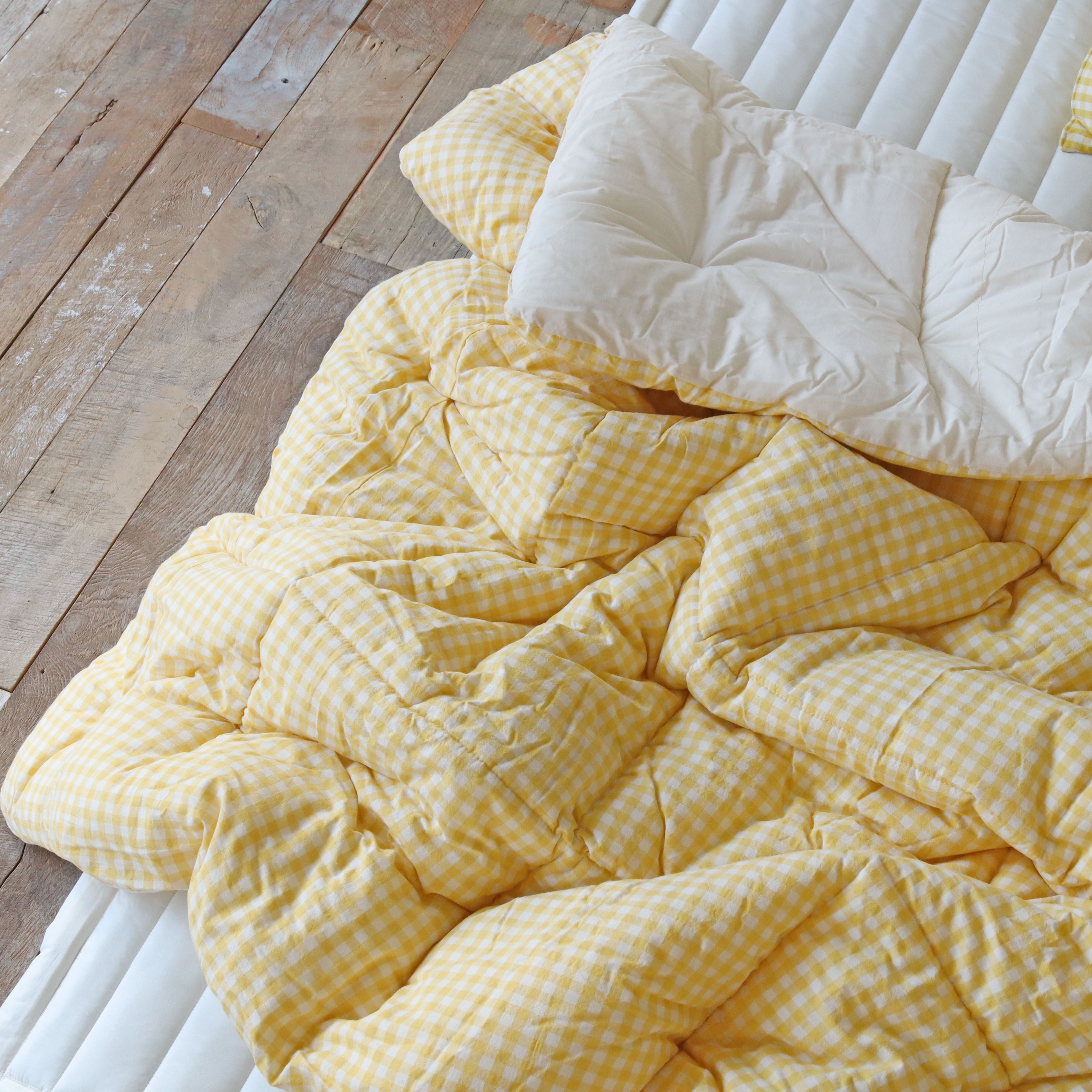 깅엄 체크 워싱 광목천 순면 사계절 알러지케어 침구 차렵 이불 S/SS