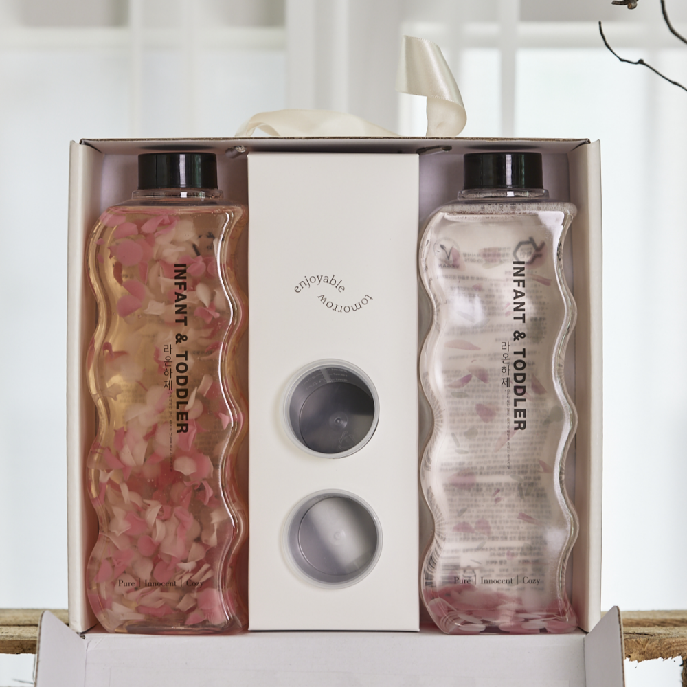 라온하제 꽃잎세제 꽃잎섬유유연제 2종 세트 비건 세탁세제 섬유유연제 750ml - 상품 이미지