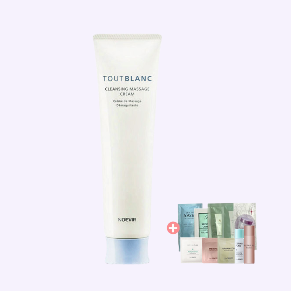 노에비아 뚜블랑 클린싱 마사지크림 130g 미백기능성크림 +미니 - 상품 이미지
