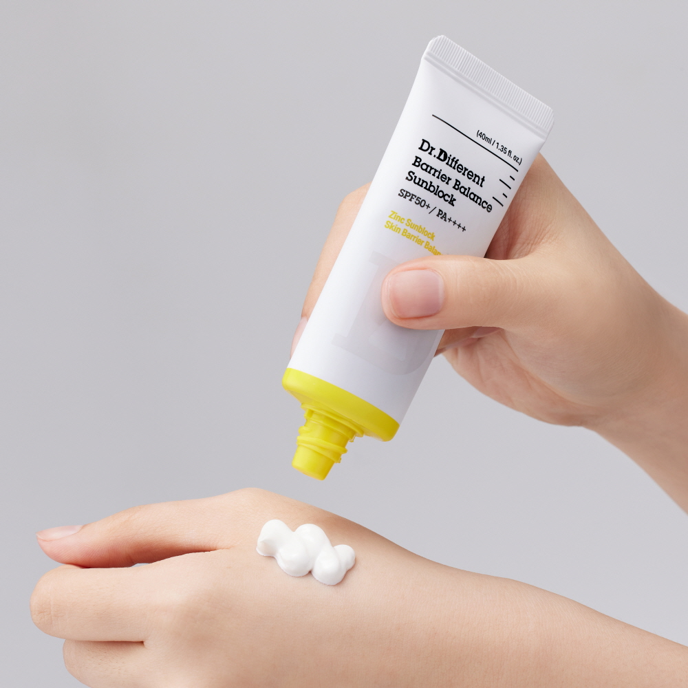 닥터디퍼런트 베리어 밸런스 SPF50+선크림 40ml/ 백탁없는 무기자차 - 상세 이미지 2