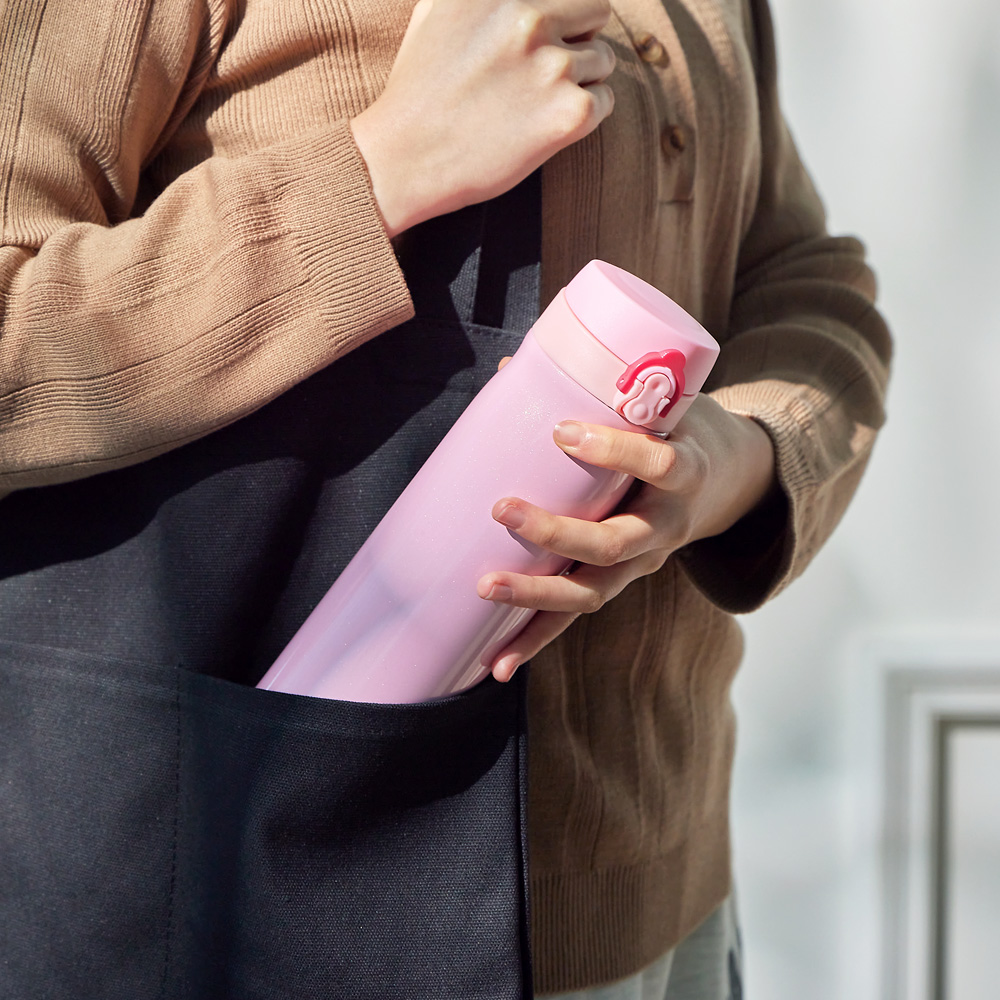 보온 보냉 아기 분유 보온병 원터치 텀블러 500ml