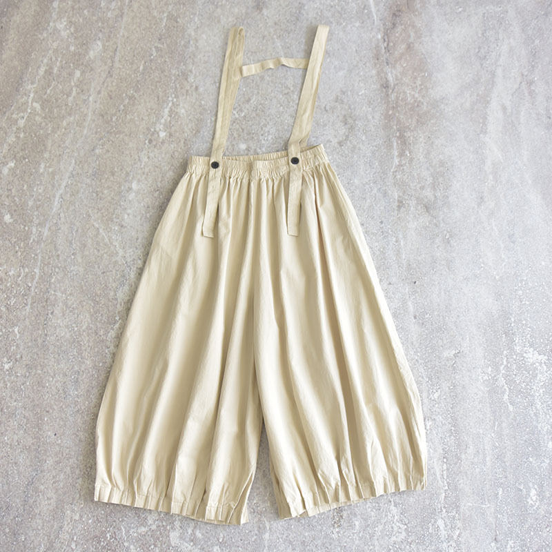 하마마스 9부 배기핏 멜빵바지 미시옷 여성의류 - 상세 이미지 4