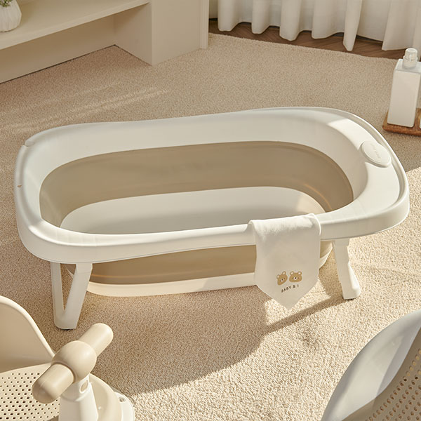 리틀클라우드 신생아 아기 어린이 목욕통 접이식 욕조