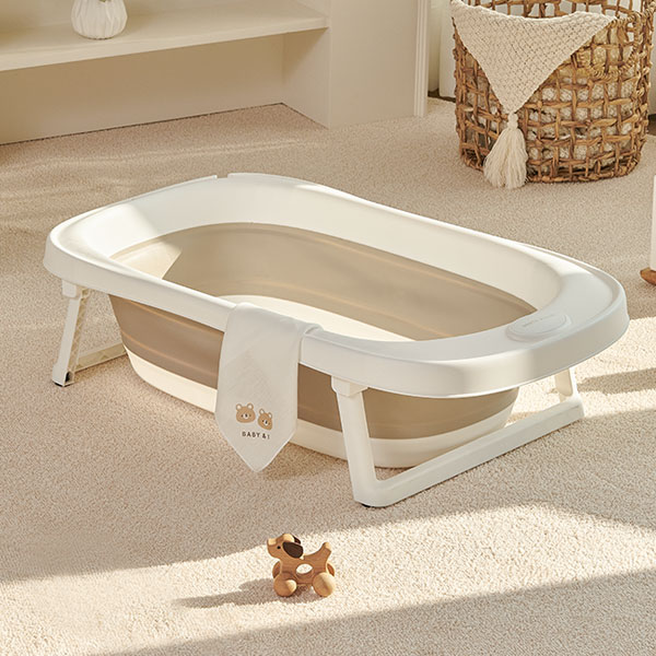 리틀클라우드 신생아 아기 어린이 목욕통 접이식 욕조
