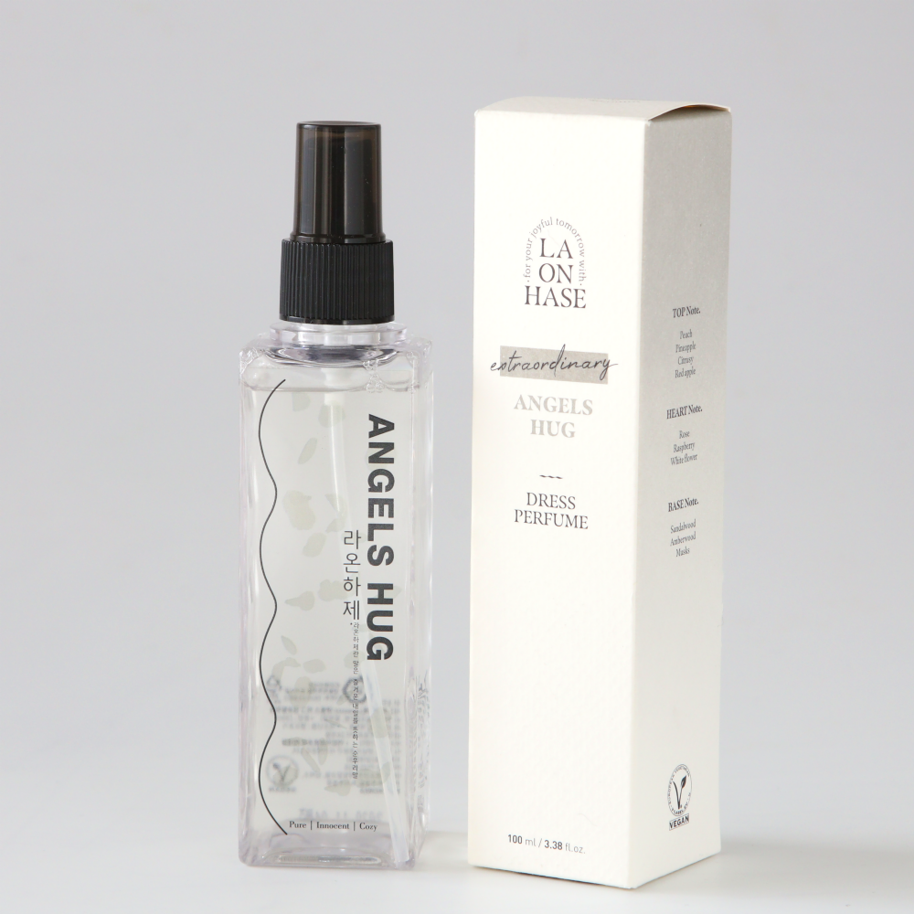 라온하제 드레스퍼퓸 향균탈취제 정전기방지 비건 섬유향수 엔젤스 허그, 100ml, 1개 - 상품 이미지