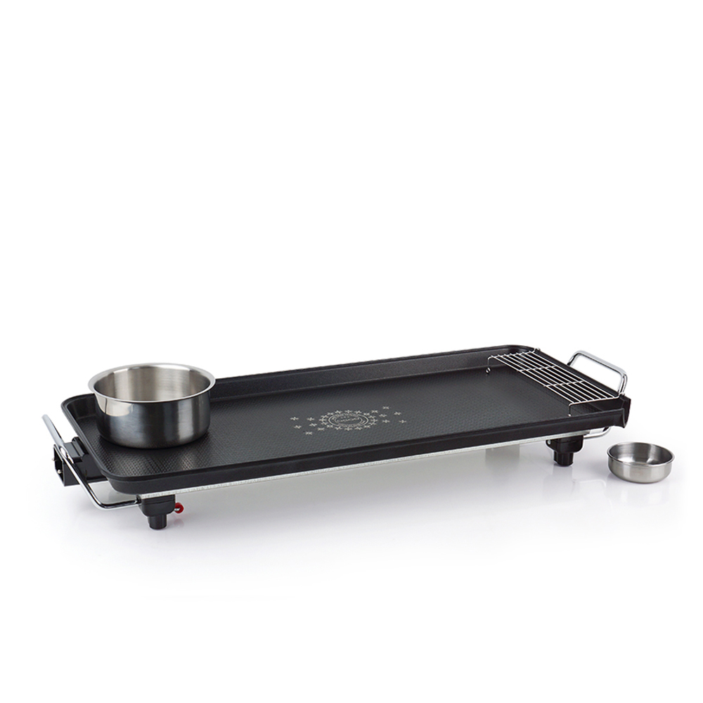 오쿠 전기그릴 삼겹살 불판 와이드 가정용 와이드 그릴 대형 전기후라이팬 국산 OCP-GW680