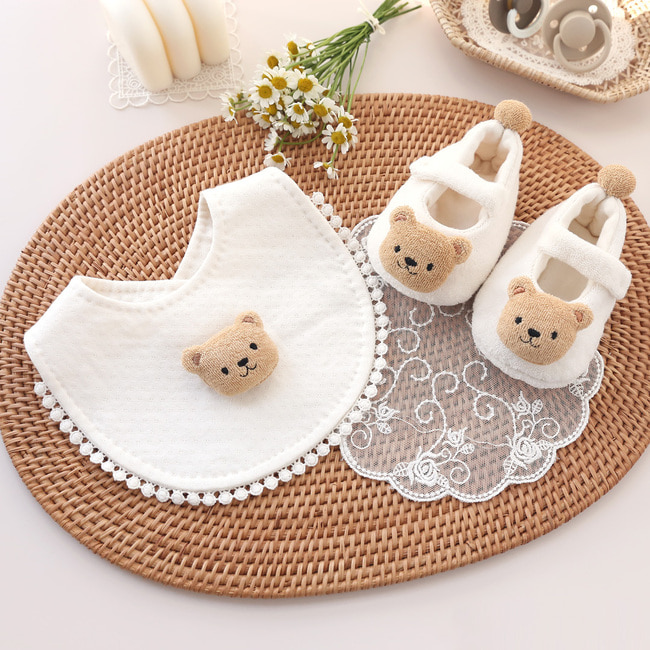 오가닉 루루 아기 곰 배냇저고리 만들기 세트 태교바느질 DIY 사계절용 여름 선택 - 상세 이미지 4