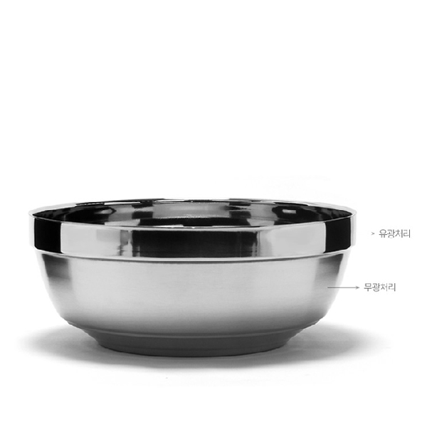네오트리 스텐304 냉면그릇 이중 면기 20cm - 상세 이미지 3