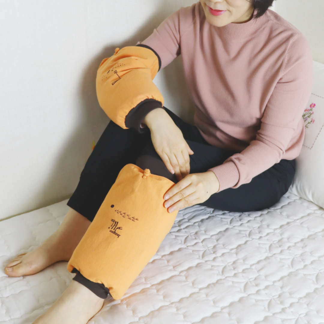 들꽃잠 종아리 찜질팩 행복한꿈 온열 팥찜질