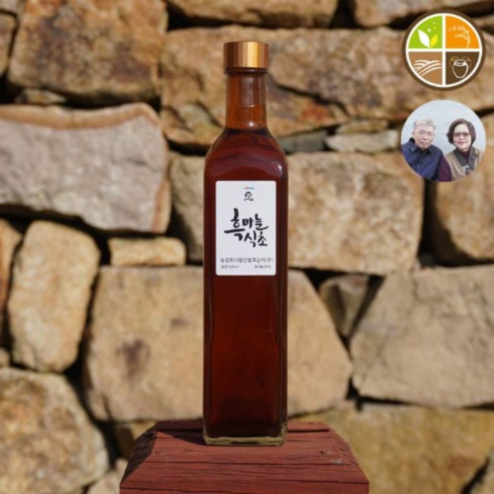발효순이 흑마늘식초 흙마늘 천연 자연 발효식초 500ml 3년 숙성 VINEGAR - 상품 이미지