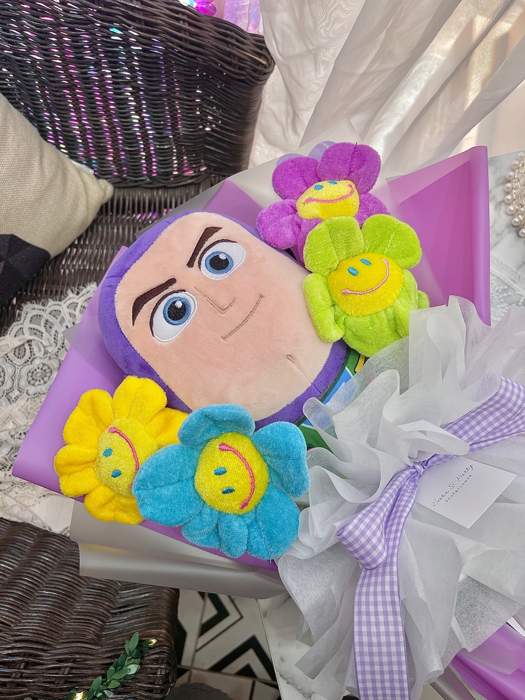 토이스토리 버즈라이트 인형꽃다발 여자친구 졸업식 생일 입학식 선물 - 상세 이미지 3