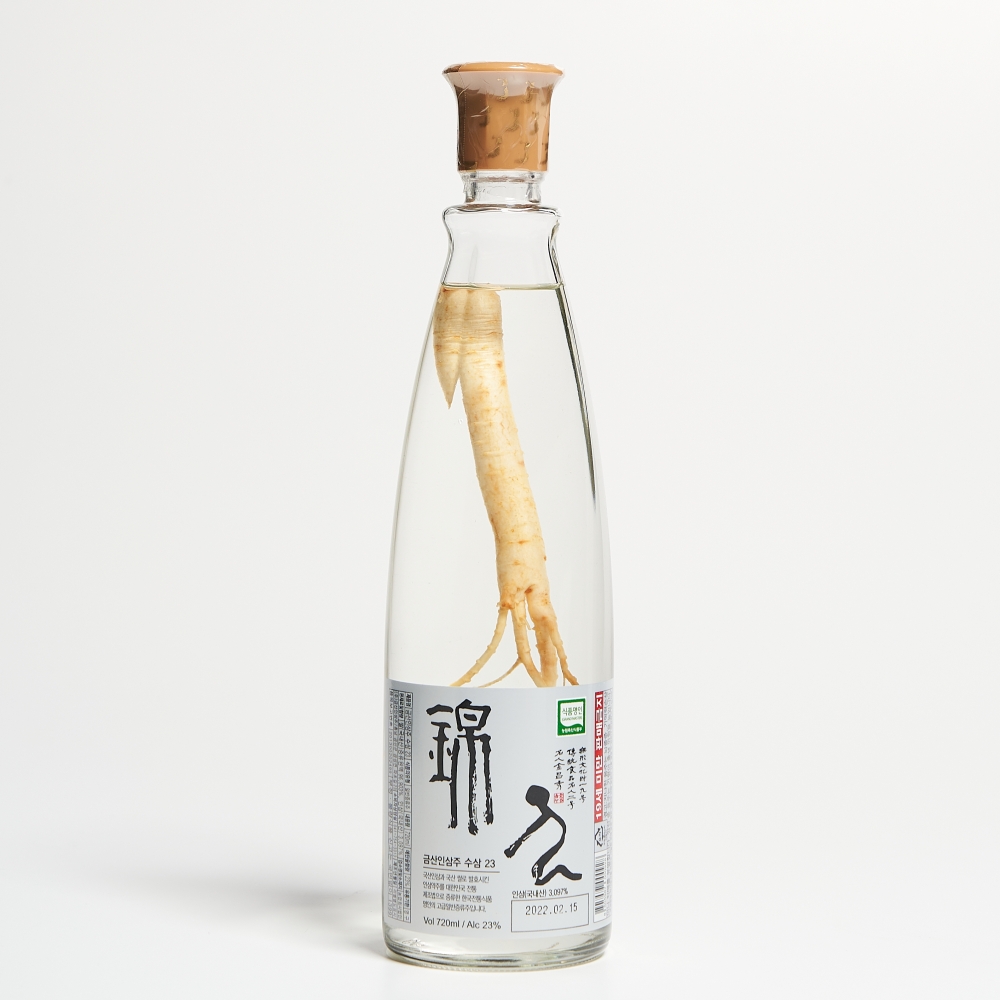 금산인삼주 수삼 23도 720ml 김창수 명인(케이스, 쇼핑백 포함) - 상세 이미지 3