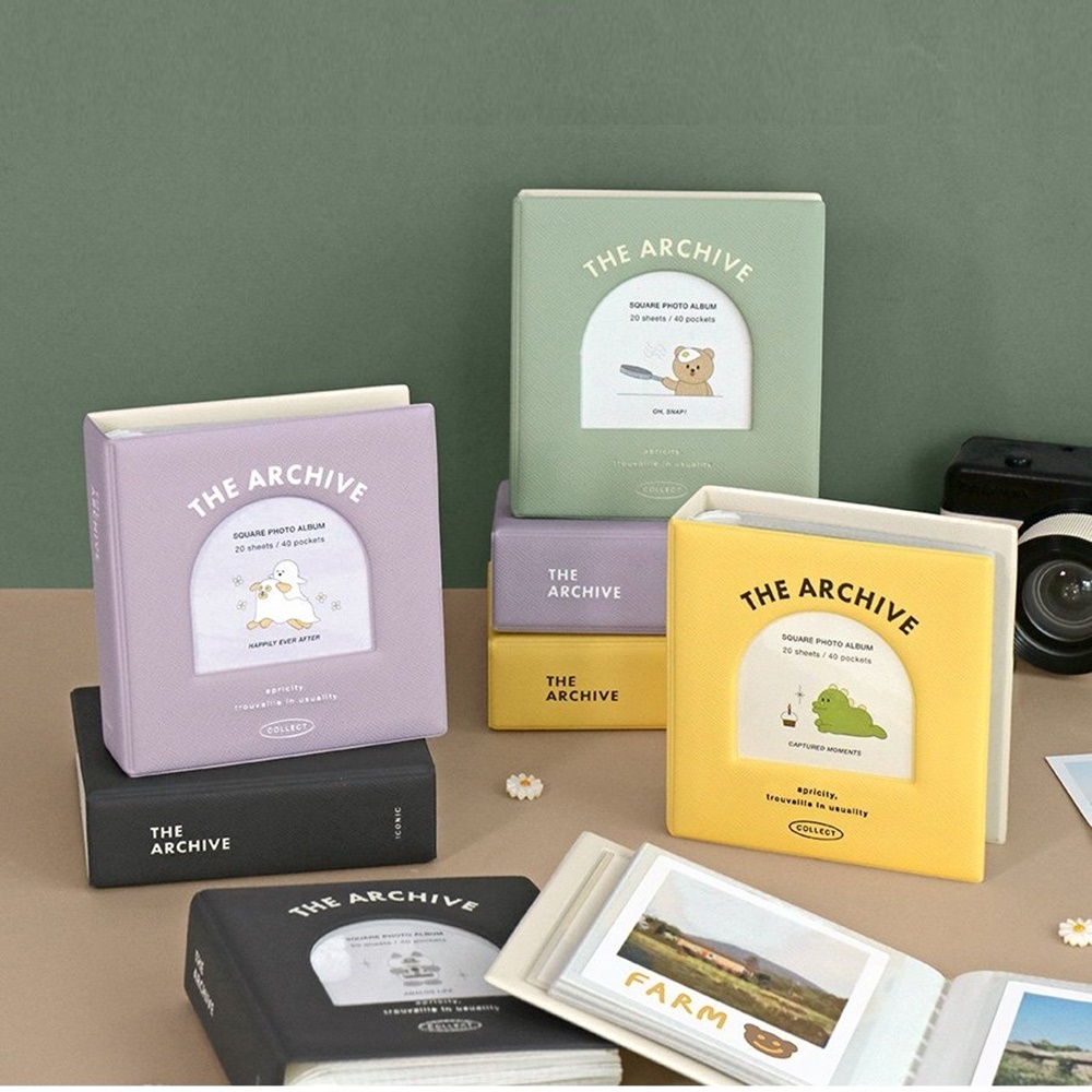 아카이브 인스탁스 스퀘어 폴라로이드 앨범 미니샷3 사진첩