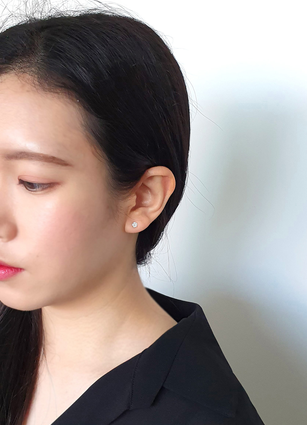 야랑쥬얼리 925 실버 큐빅 귀걸이 이미지 7