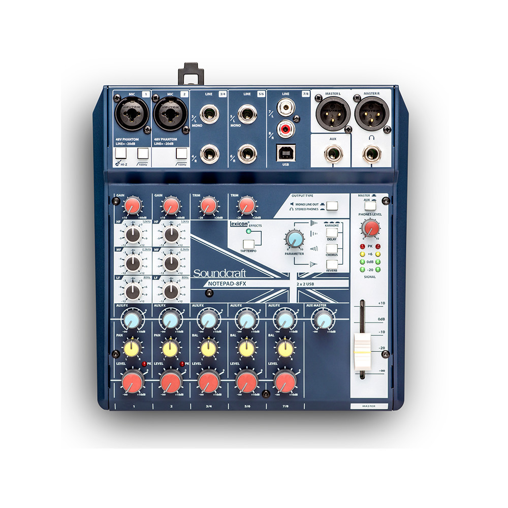 SOUNDCRAFT Notepad-8FX 사운드크래프트 믹서 노트패드 소형 - 상세 이미지 2