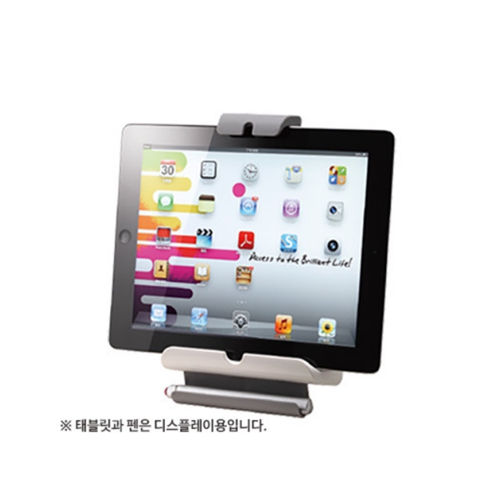 엔산마운트 아이패드 마그네틱거치대 PAD-W02 갤럭시탭 포터블 태블릿받침대 - 상품 이미지