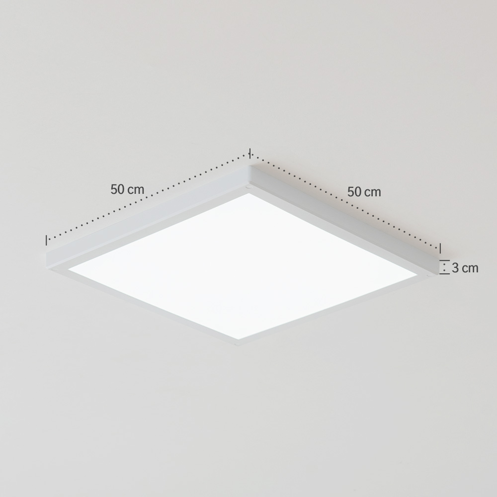 LED등 LED방등 레이온 직하 엣지 50W (500x500) 안방조명 - 상세 이미지 5