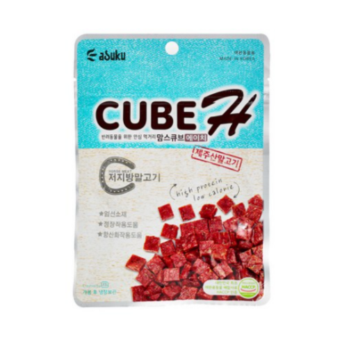 아스쿠 맘스큐브 말고기, 60g, 1개 - 상품 이미지