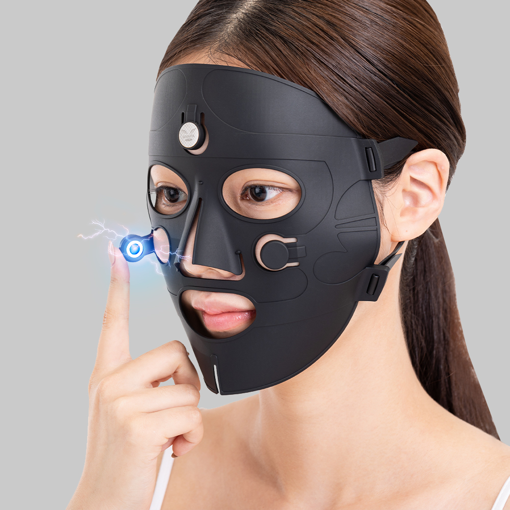 아나파 미세전류 갈바닉 마사지기 마스크 피부 홈케어 이온 관리기 뷰티디바이스