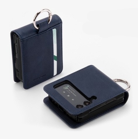 제트플립4 명품 케이스 카드 수납 지갑 힌지보호