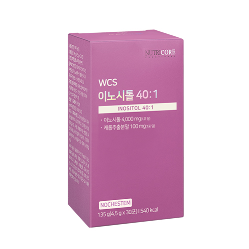 뉴트리코어 이노시톨 40:1 미오 D카이로 콜린 WCS 4.5g x 30포 (1박스)
