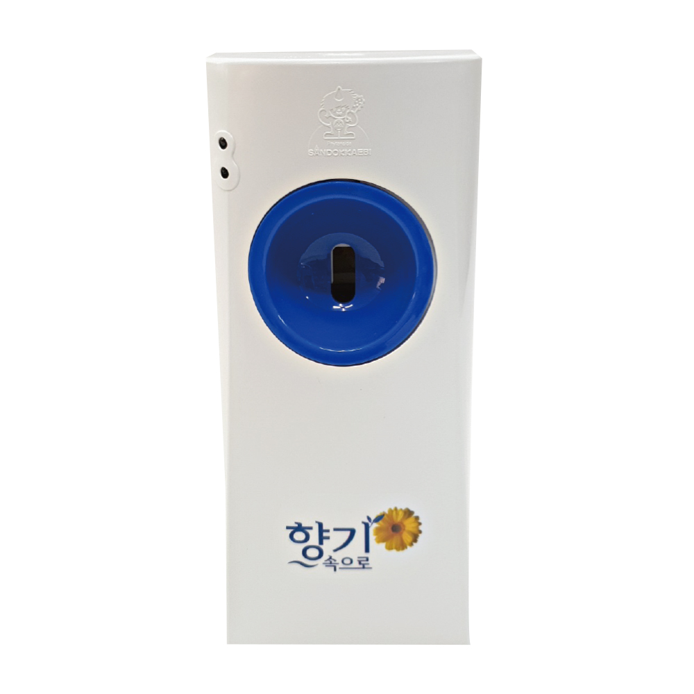 산도깨비 향기속으로 자동분사기 1개 + 리필 1개 세트 자동분사 기계 분사형 실내 방향제 방향캔 - 상세 이미지 2