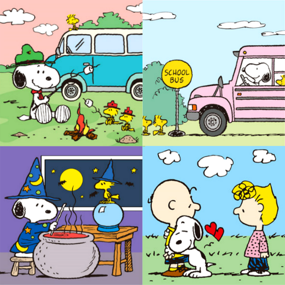 스누피 유화그리기 세트 그림 색칠하기 DIY 사랑해 10x15