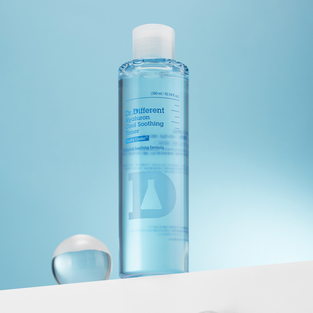 닥터디퍼런트 히알루론 쿨 토너 300ml& 수딩 크림 100ml/대용량 즉각 수분 쿨링 - 상세 이미지 3