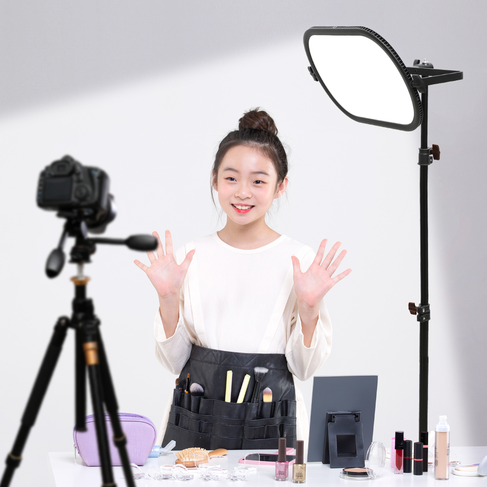 개인 방송 장비 뷰티 유튜버 여캠 릴스 조명 지속광 삼각대 비디오라이트 세트 - 상세 이미지 2