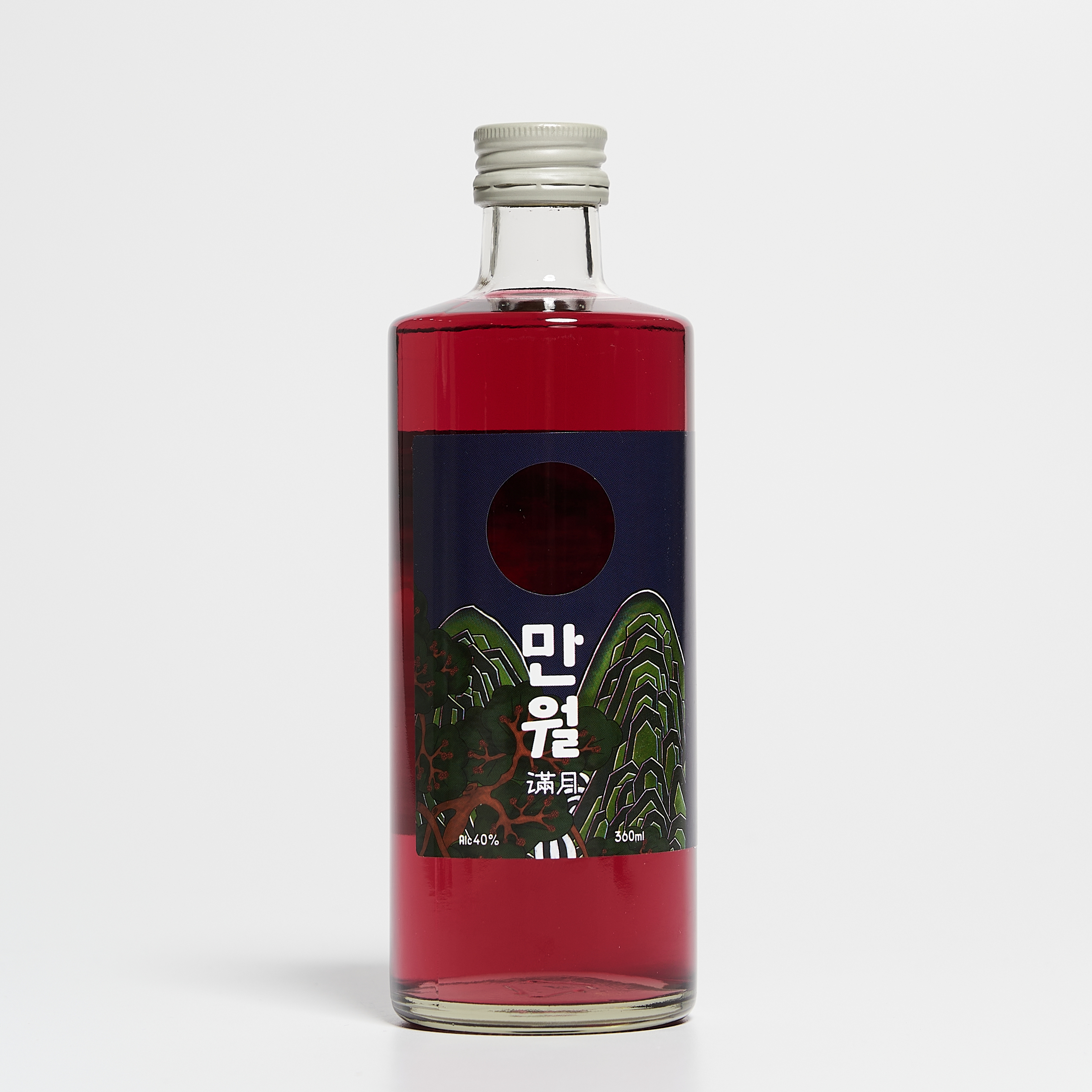 만월 40도 360ml 복분자 소주 증류주(케이스포함) - 상세 이미지 2