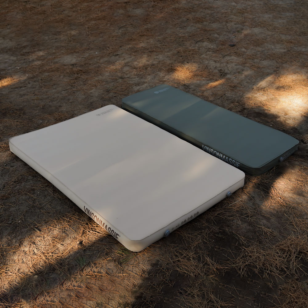 빈슨메시프 카스테라 자충매트 차박 피크닉 캠핑매트 휴대용 에어매트 싱글, 10cm, 카키