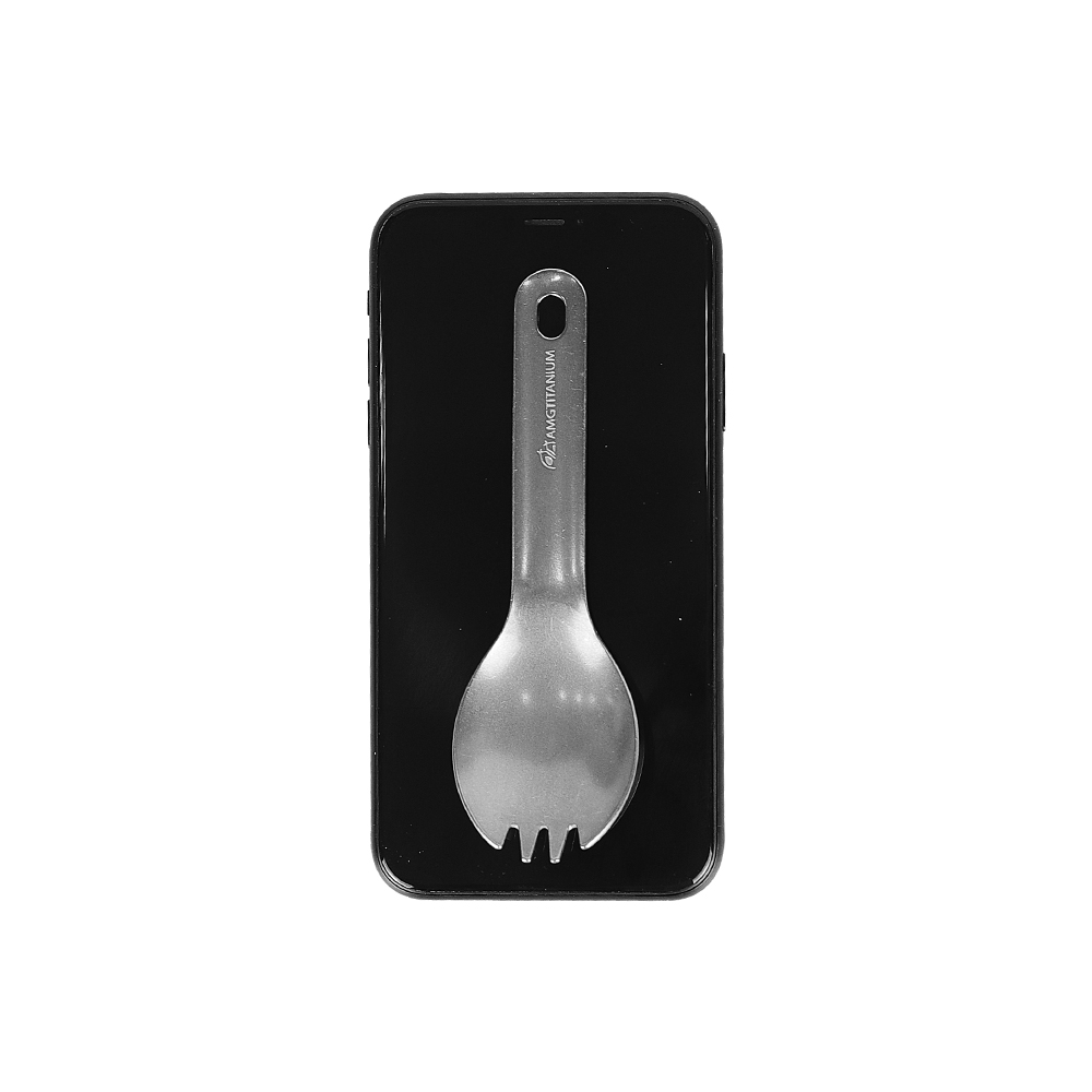 AMG 티타늄 스포크 미니 소형 포크락 수저 숟가락 백패킹 등산 캠핑