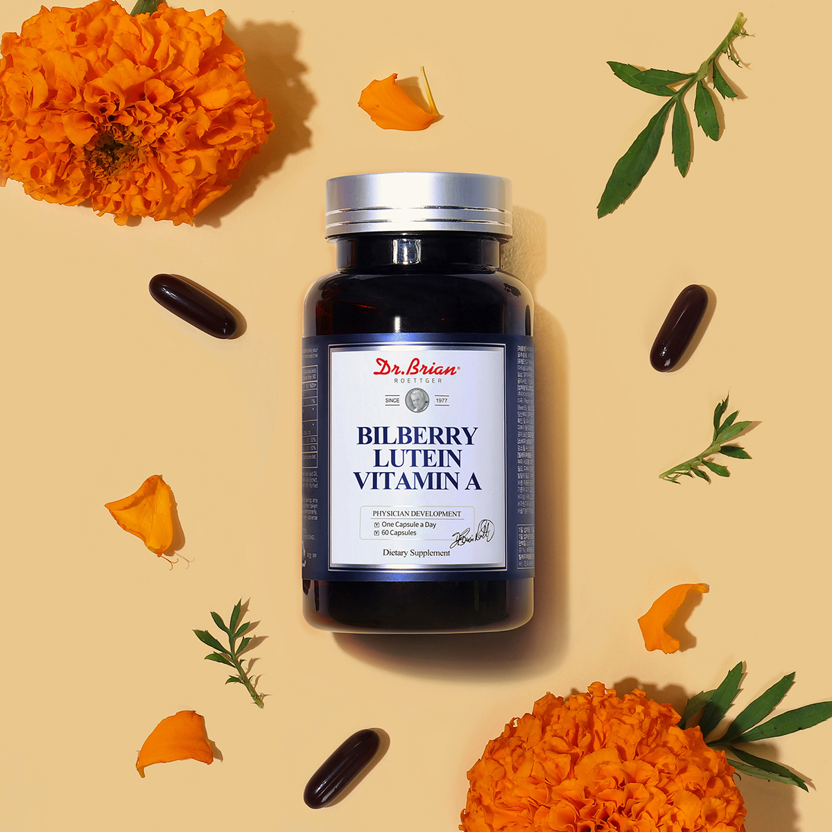 [2개월분] 닥터브라이언 빌베리 루테인 비타민A 60캡슐, 1개 이미지 3