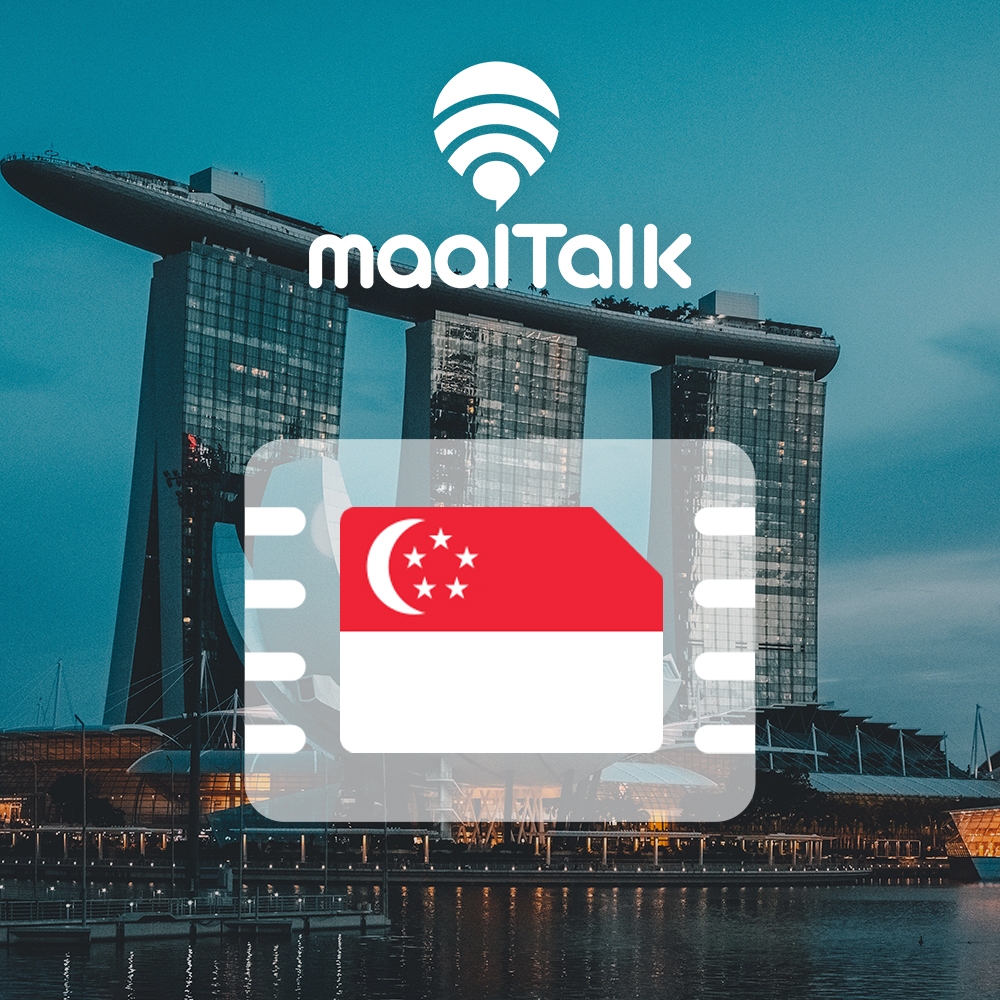 싱가포르이심 eSIM Singtel 5G 1일 1GB e심 핫스팟 로밍전화