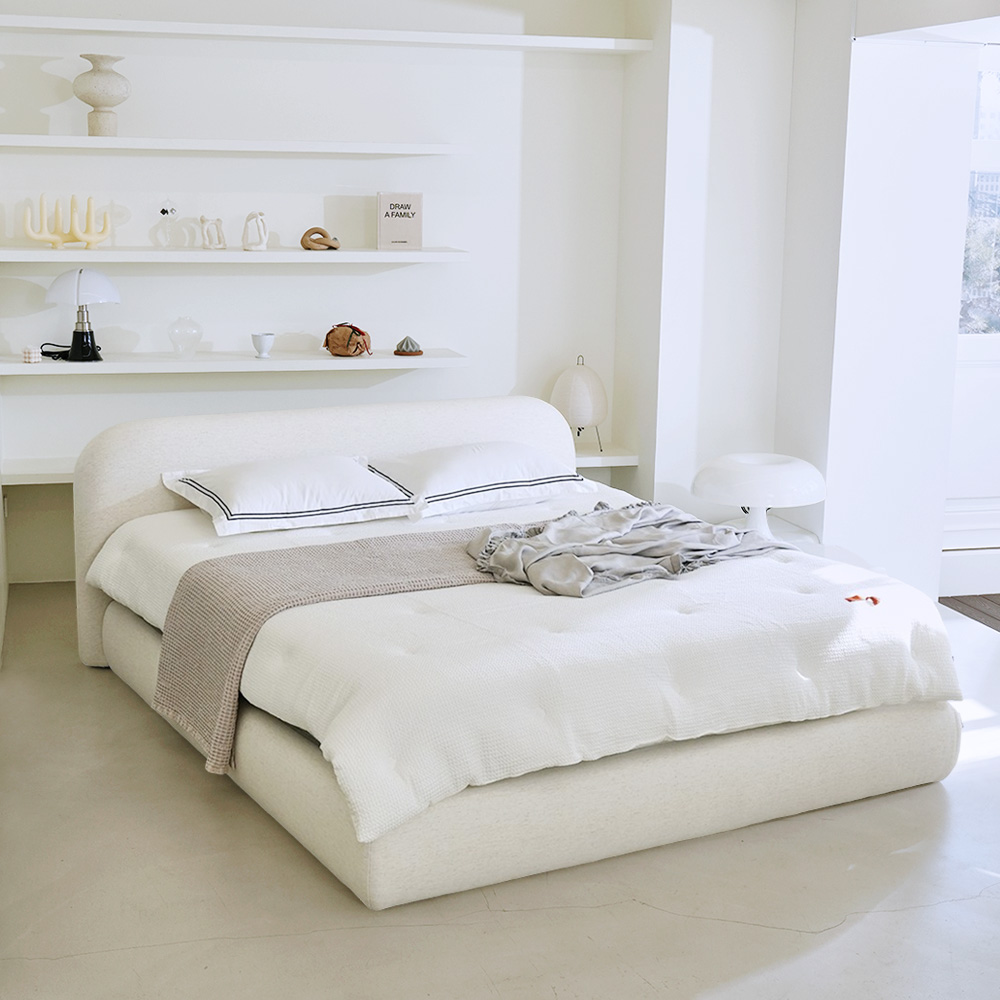 슬립퍼 티라 침대프레임 저상형 호텔 호텔형 패브릭 LK 라지킹 사이즈 침대