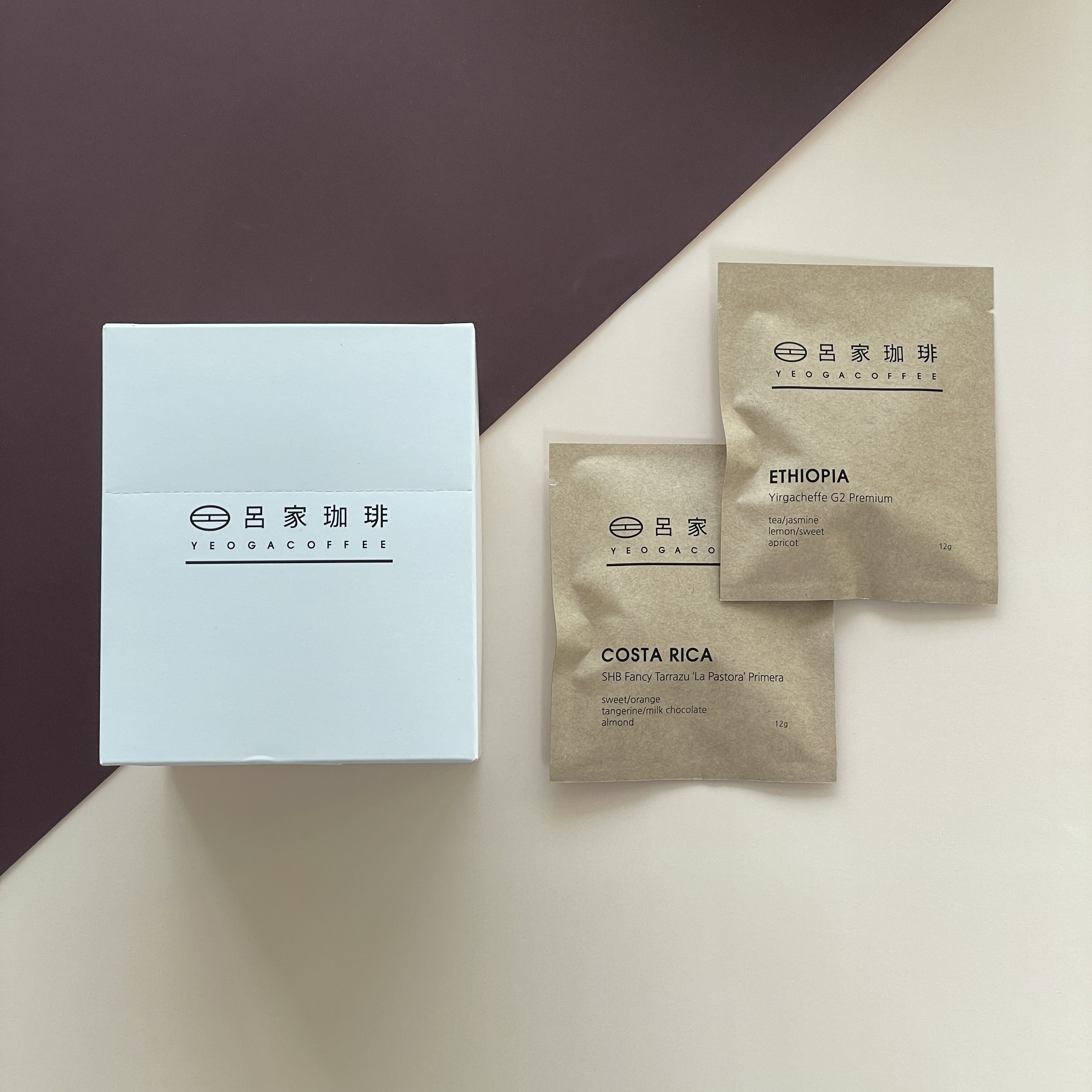 여가커피 드립백 선물세트 아라비카 5종 [12g x 10개입] 당일생산 초신선 드립백커피