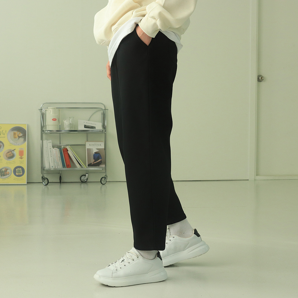 남자기모바지 테이퍼드핏 빅사이즈 밴딩팬츠 남자바지 이미지 2