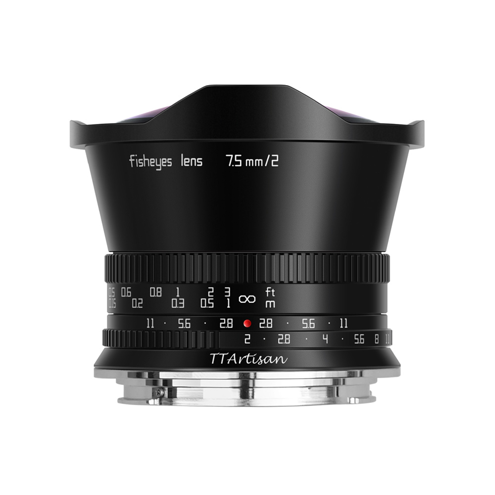 티티아티산 7.5mm F2.0 캐논 R마운트 APS-C 어안렌즈 블랙 - 상품 이미지
