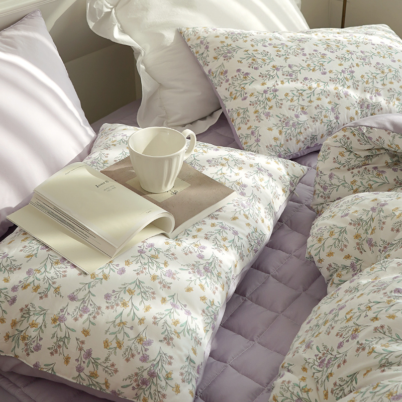 비올라 플라워 순면 모달 100% 베개커버 50X70