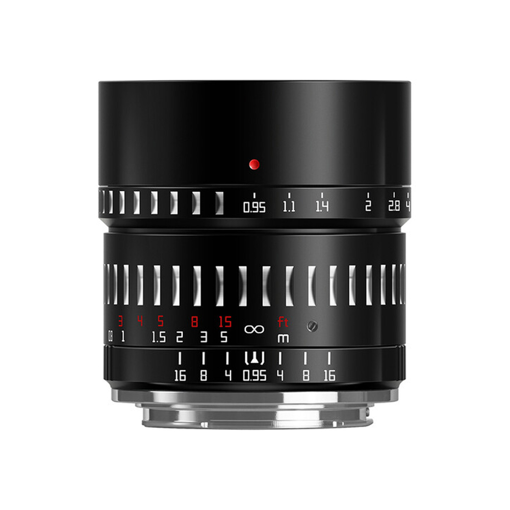 티티아티산 50mm F0.95 소니 E마운트 APS-C 렌즈 블랙실버 TTArtisan - 메인 이미지